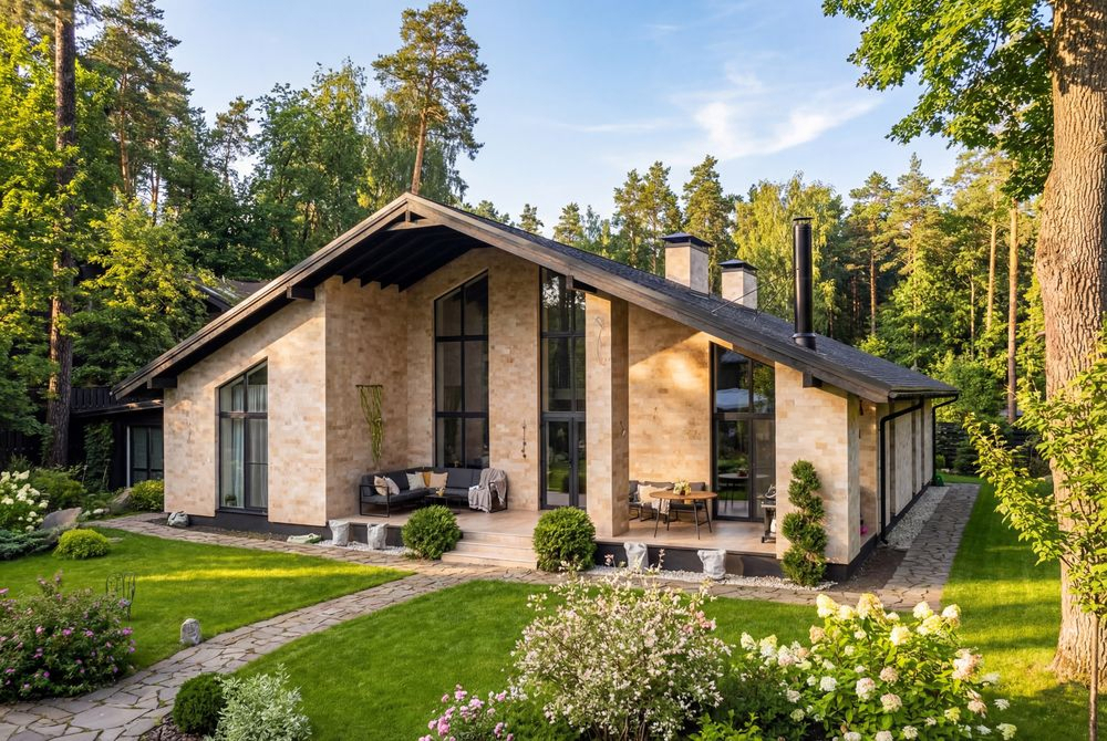 Custom built house